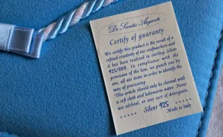 Álbum fotos, ángel de plata tercipelo azul celeste