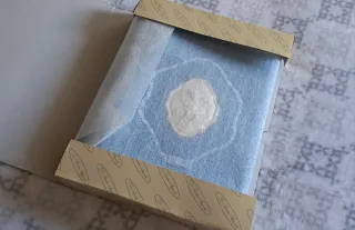 Álbum fotos, ángel de plata tercipelo azul celeste