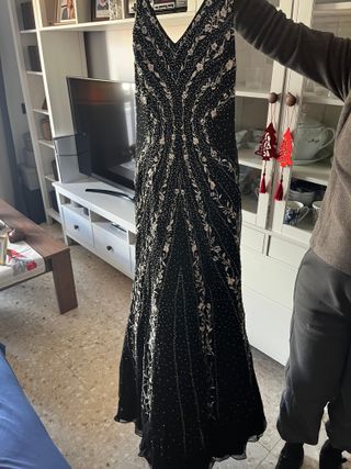 Vestido de fiesta Sonia Peña bordado