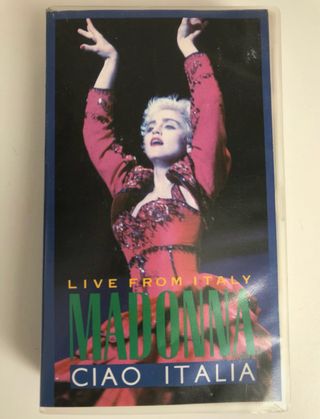 Madonna Ciao Italia VHS Live from Italy