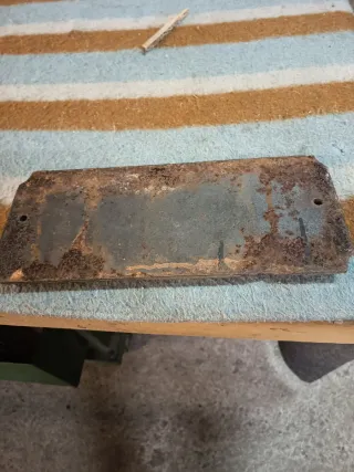 Placa Hierro Fundido Talleres Astillero 1929