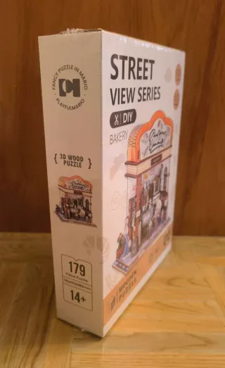 Puzzle 3D Madera Panadería Street View