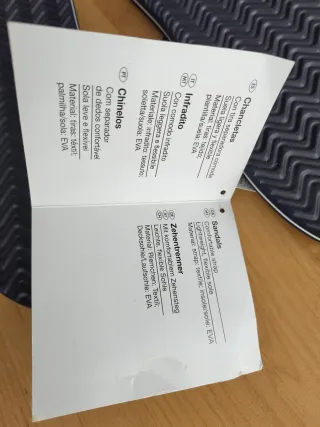 Chanclas LIVERGY Talla 44/45 Azul/Rojo