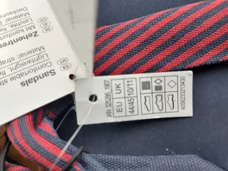 Chanclas LIVERGY Talla 44/45 Azul/Rojo