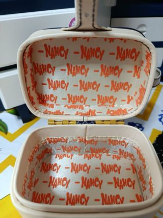 Maleta Nancy Beige y Morado