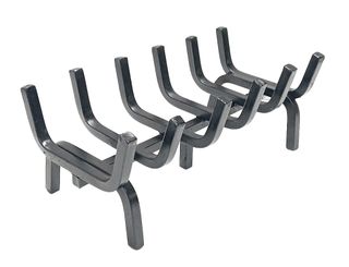 Brucialegna metallo 38x20x15h cm rinforzato