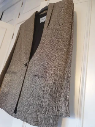 Chaqueta fiesta dorada y negra Talla M