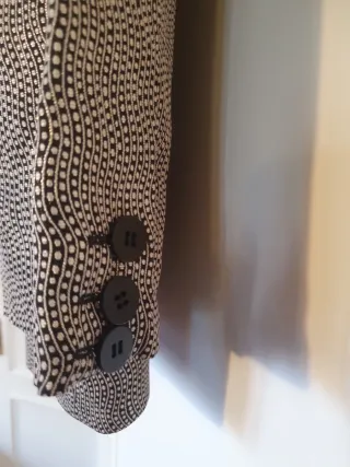 Chaqueta fiesta dorada y negra Talla M