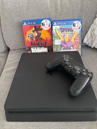 Consola PS4 Slim 500GB + 2 Juegos