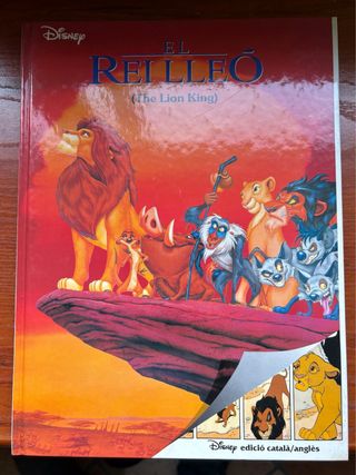 Lote 10 libros Disney bilingües catalán‑inglés