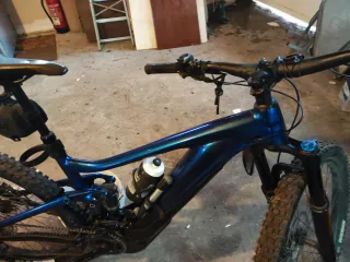 Bicicleta Eléctrica Montaña Azul