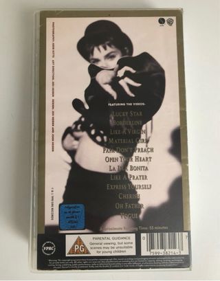 Madonna The Immaculate Collection VHS