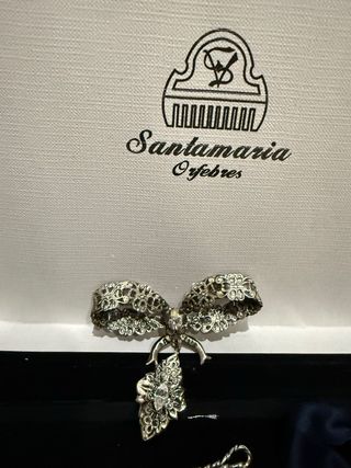Aderezo Fallero Plata Vieja.Santamaria Ofebres