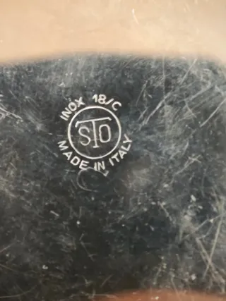 Formaggiera vintage vetro e metallo anni '70