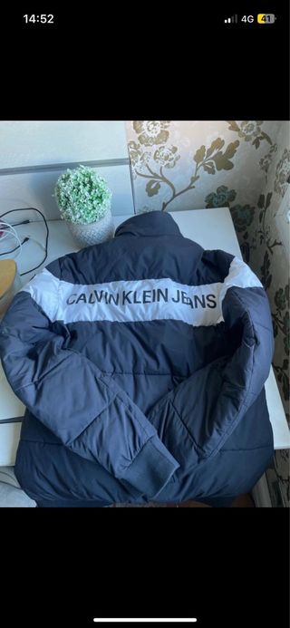 Chaqueta Calvin Klein Hombre Negra y Blanca