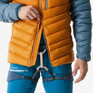 Plumífero de montaña y alpinismo con capucha Hombre Simond