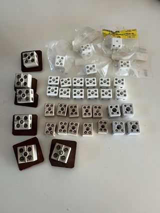 Lote de Regletas Cerámicas Antiguas