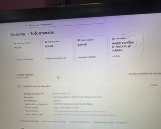 Torre Acer Veriton i5 7a Gen 8 Gb Ram-SSD-Wifi