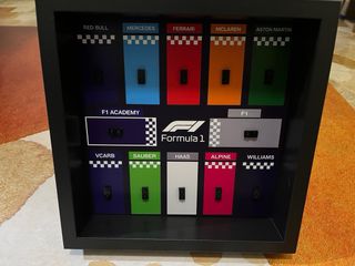 Display Case for Formula 1 F1 Lego Minifigures