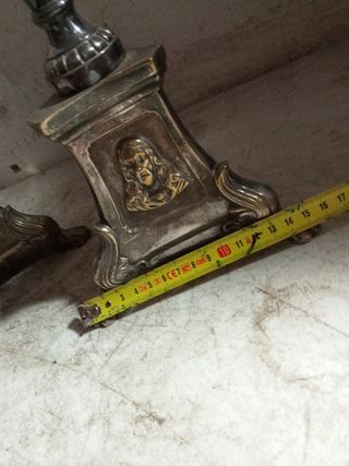+200 AÑOS CANDELEROS BRONCE GRANDES B E