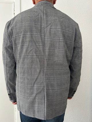 Traje de cuadros americana y pantalón