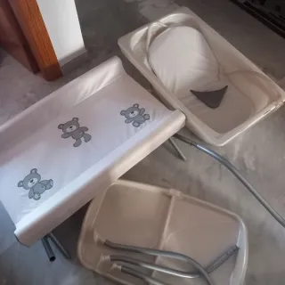 Bañera cambiador bebé