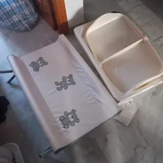 Bañera cambiador bebé