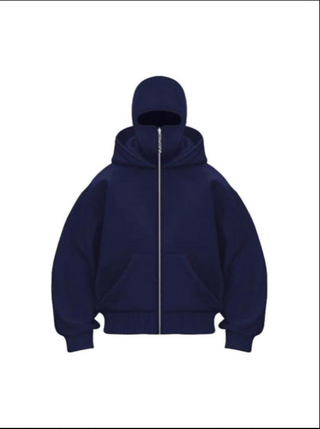 Sudadera Street con Capucha Integral Negra