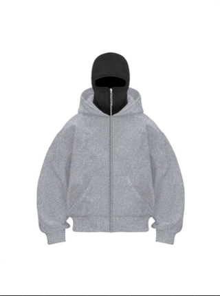 Sudadera Street con Capucha Integral Negra