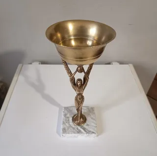 Calice - Coppa "Vittoria Alata" in stile Art Decò