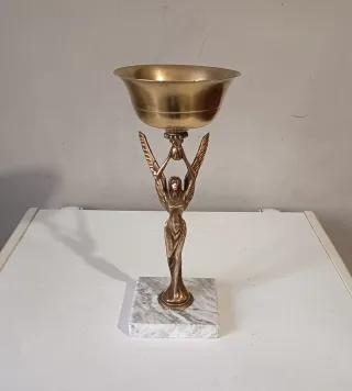 Calice - Coppa "Vittoria Alata" in stile Art Decò