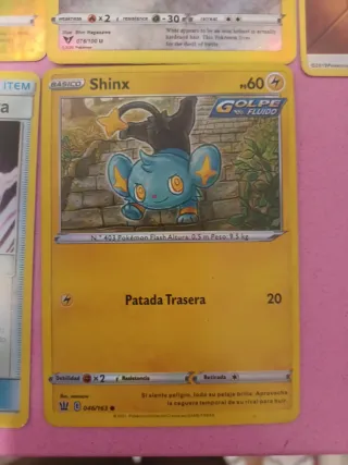Cartas Pokémon: Tranquill, Heatmor, Skiddo, Shinx