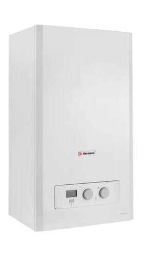 Caldera de gas Hermann blanca