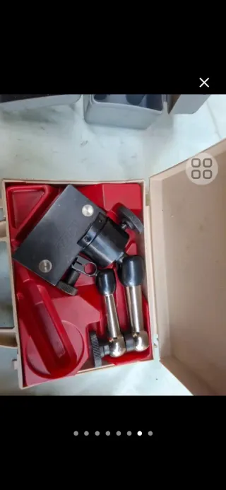 Base para micrómetro