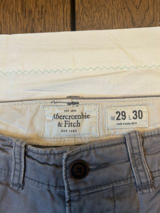 Pantaloni Chino Abercrombie & Fitch W29 L30