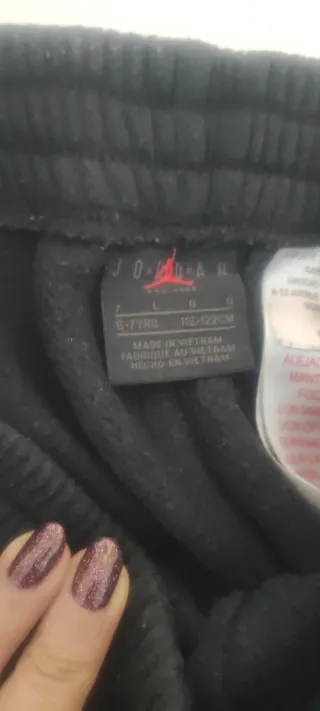 Pantaloni Jordan Nike neri