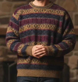 Jersey Vintage Mountain Valley Multicolor