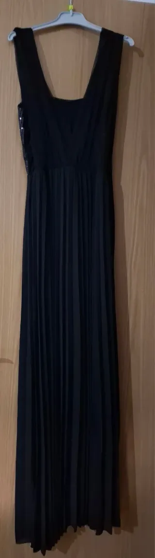Vestido fiesta largo negro