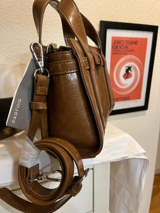 Bolso tote pequeño Parfois marrón nuevo con etique