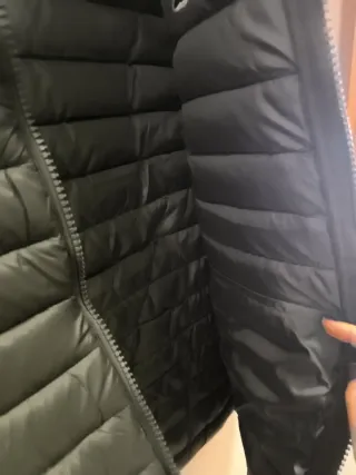 Chaleco Lacoste verde acolchado