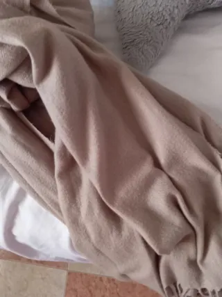 Bufanda beige - marrón