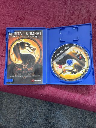 Lote 2 juegos Mortal Kombat Deception PS2