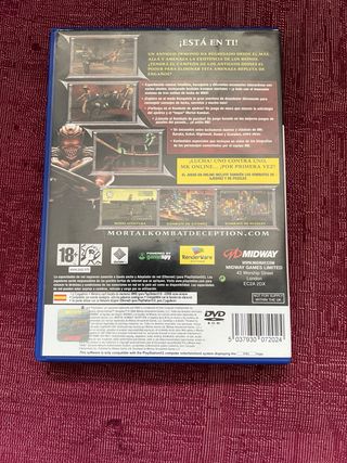 Lote 2 juegos Mortal Kombat Deception PS2