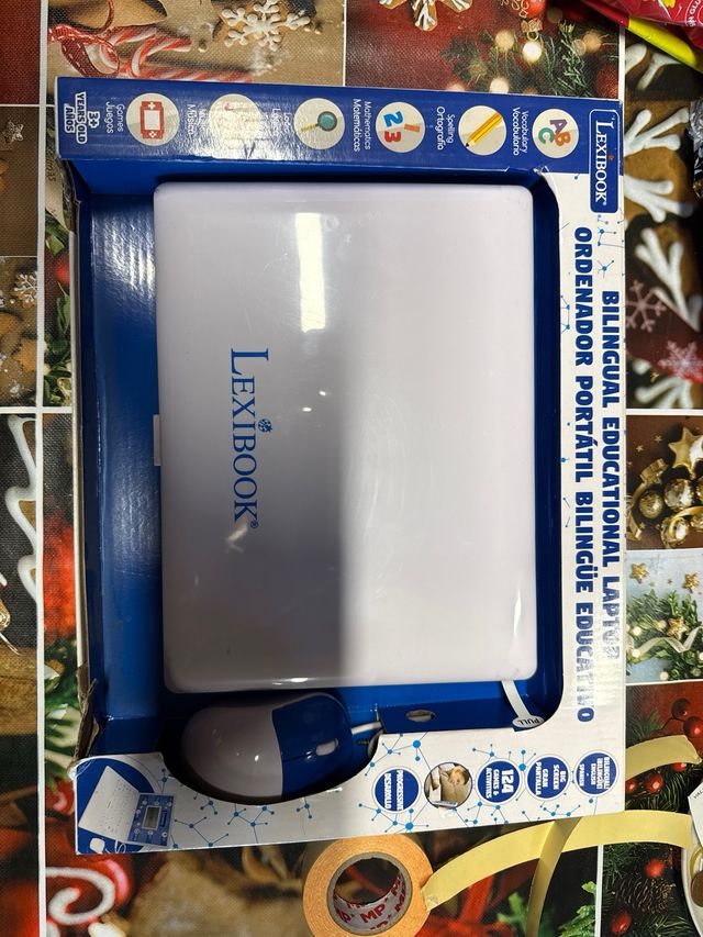 Lexibook Ordenador Infantil Blanco y Azul
