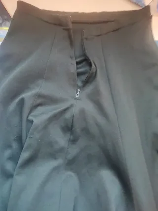 Falda flamenca negra mujer