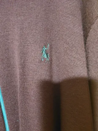 Chaqueta de punto Metal cremallera XXL