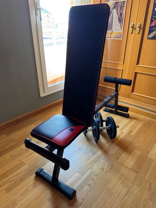 Banco y Mancuernas Gimnasio