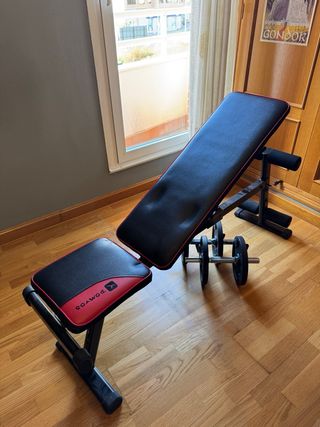 Banco y Mancuernas Gimnasio