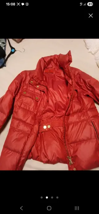 Plumas Carolina Herrera Talla M/L Roja