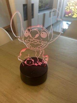 Lámpara LED 3D Stitch 16 colores